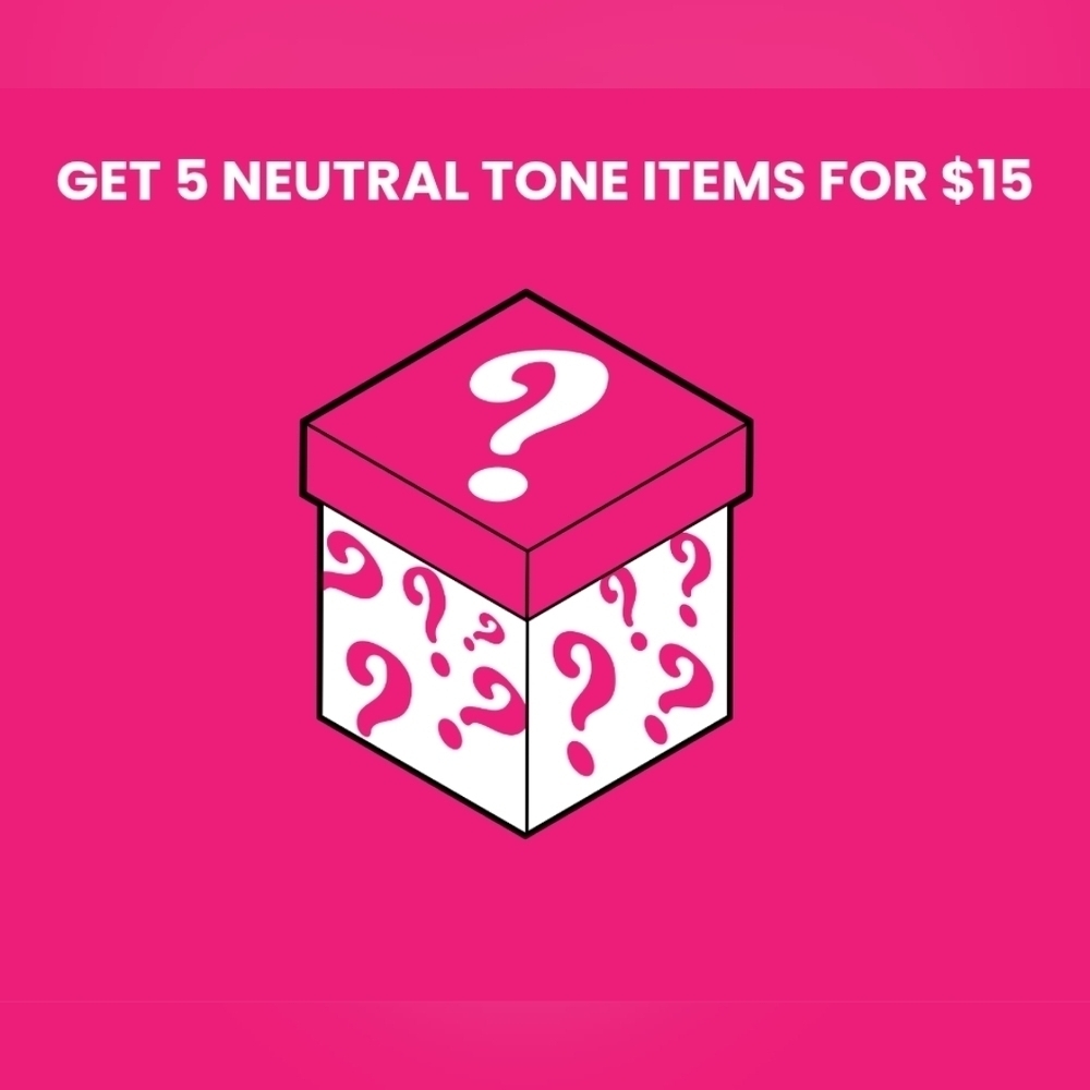 Neutral Items Mystery Bundle-5 for $15